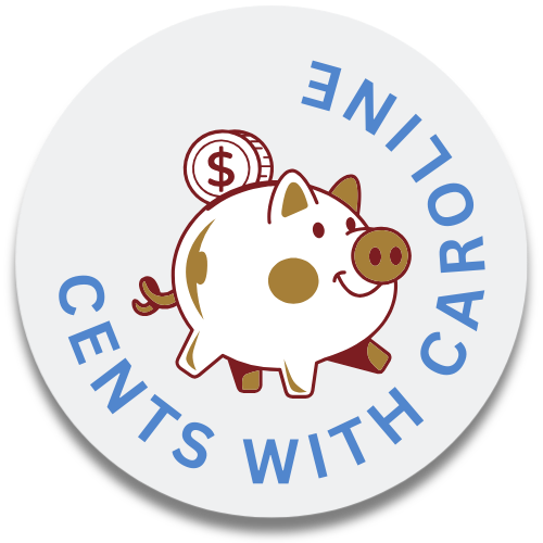 Cents with Caroline button